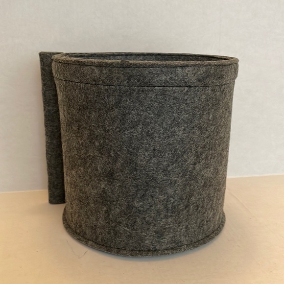 𝅺ethan Allen Disney Fantastic Felt Wall System grey wool container x 3 - Picture 1 of 6